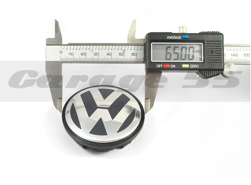 Tapa Emblema Llanta Volkswagen 65mm 3b7601171 Amarok Tiguan  Foto 4