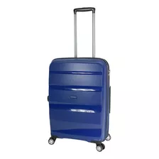 Mala De Viagem Spin Air 66 Spn Exp Média Samsonite Cor Azul Lisa