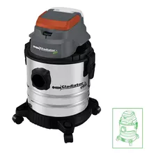 Aspiradora Inalámbrica Polvo Y Agua 18v 20l+bateria+cargador Color Gris Oscuro