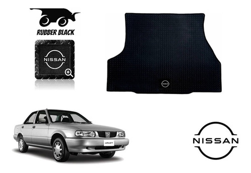 Tapetes Logo Nissan + Cajuela Tsuru Iii 1992 A 2016 2017 Foto 2