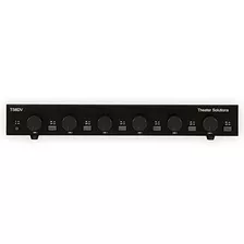 Theatre Solutions Ts6dv Selector De Fuente Dual De Seis Zona