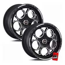 Par De Rodas Racing Weld Rts Aro 15x7 Furaçao 4x100