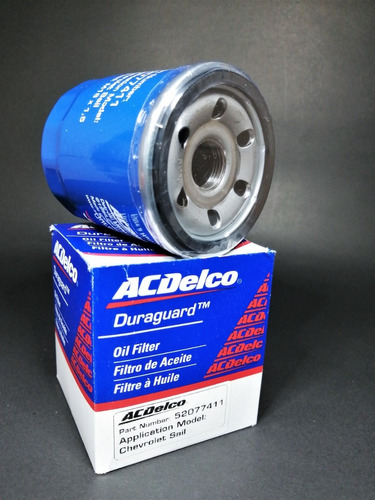 Filtro Aceite Acdelco Para Spark Gt Sail Beat N200 N300 Foto 2