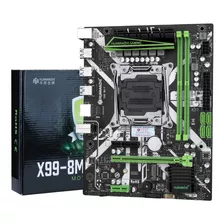 Placa Mãe Gamer X99 8m-f P/ Xeon 2011-3 Ddr4 4x Sata 3.0 M.2