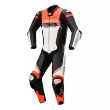 Macacão Alpinestars Missile V2 Ignition Preto Branco Verm