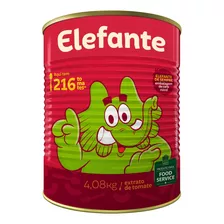 Extrato De Tomate Elefante Sem Glúten Em Lata 4.08 Kg