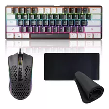 Kit Periférico Gamer Redragon Teclado Mouse E Mousepad 90x40