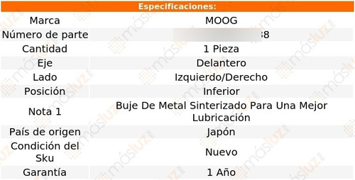 Set 2 Rotulas Del Inf Isuzu Impulse 90-92 Moog Foto 2