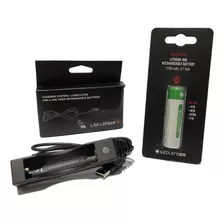 Combo Bateria Y Cargador Led Lenser + 1x 18650 2200mah