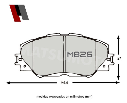 Pastillas De Freno Delantera Toyota Rav4  2.5   2013-2018 Foto 3