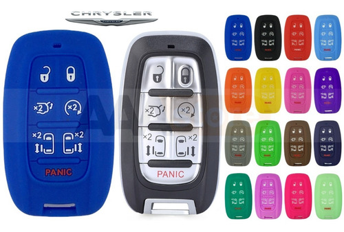 Funda Silicon Protector Llave Chrysler Voyager Pacifica  Foto 9