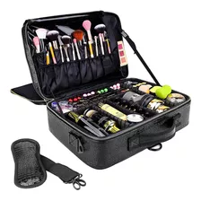 - Estuche De Viaje Profesional Para Maquillaje Organizador D