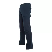 Pantalon Cargo Gabardina Hombre Multibolsillos