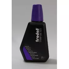 Tinta De Carimbo Trodat 7011 28 Ml De Cor Violeta