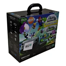 Caixa De Madeira Mdf Nintendo Wii U Mario Bros Com Alça