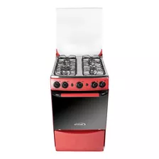 Estufa De Piso Con Horno Abba 4 Pts Glp Rojo Ab 201-6 R Gt