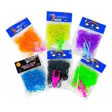 Bolsa Kit Pequeño Loom Bands Para Hacer Manillas De Caucho. 