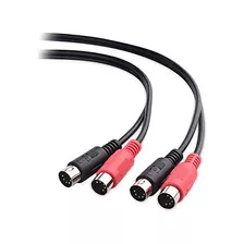 Cable Din Midi Dual De 5 Pines (cable Midi Combinado De...
