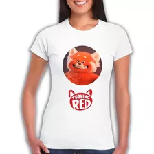 Playera De Red Disney Panda Rojo