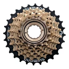 Catraca Roda Livre Bicicleta Shimano 7v 14-28 Index Tz-500 Cor Dourado Quantidade Máxima De Dentes 28 Quantidade Mínima De Dentes 14