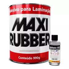 Adesivo Para Laminação C/ Catalisador 990g Maxi Rubber