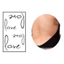 Tatuagem Temporária Love Amor - 9x6 Cm