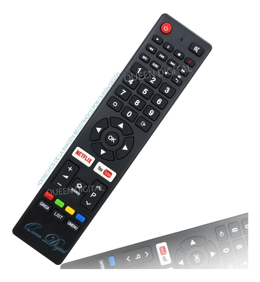 Control Remoto Smart Para Rca X39sm X32sm Netflix You Tube