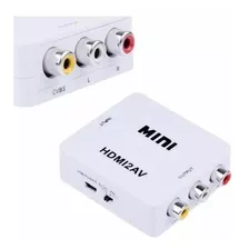 Conversor Hdmi A Video Rca Noteboook Proyector Tv Tubo 1080p