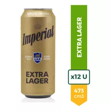 Cerveza Imperial Extra Lager Lata 473ml Pack X12 La Barra