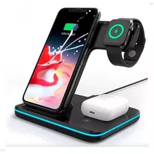 Carregador Portátil Sem Fio 4 Em 1 iPhone Watch AirPods 20w