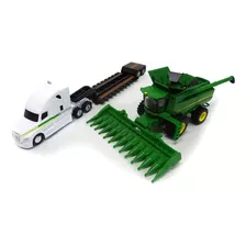 1:64 John Deere S7 Cosechadora Con Trailer Tomy Ertl 45656