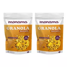 Granola Salgada Alecrim E Cúrcuma 200g - Monama 2 Unidades