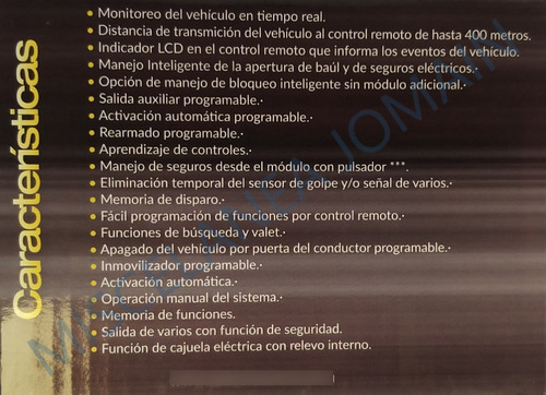 Alarma Ultra Doble Via Ut5000 2 Controles L125 Batera Aaa Foto 8