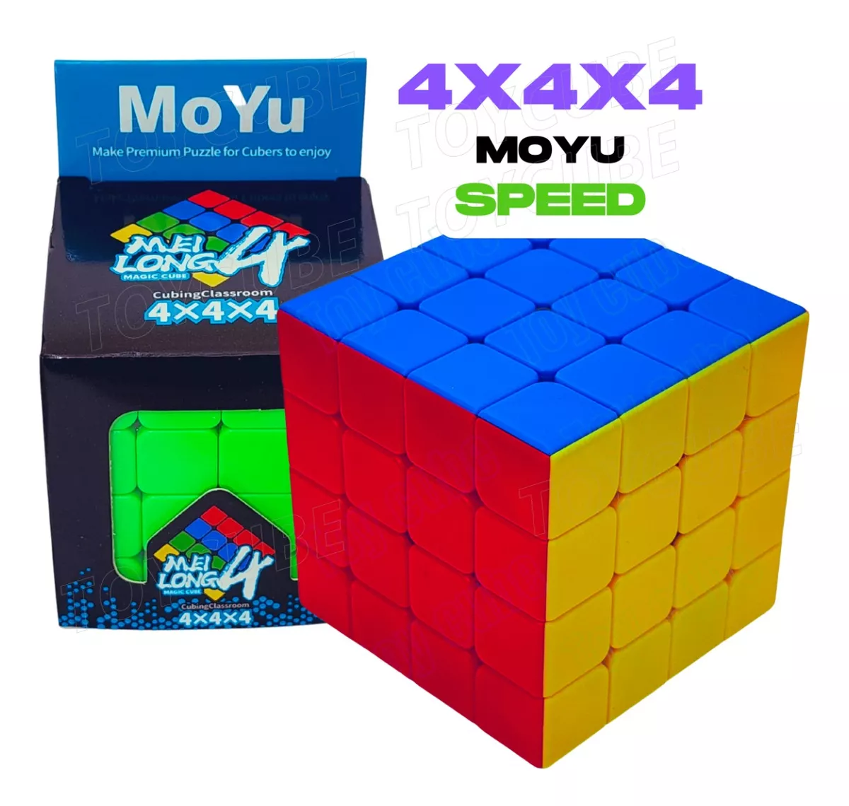 Cubo Magico Profissional 4x4x4 Peças Coloridas