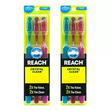 Cepillo De Dientes Reach Crystal Clean Firm, Paquete De 3 (p