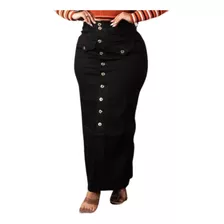 Saias Longas Evangelicas Plus Size Lycra Cintura Alta 48ao56