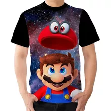 Camisa Camisa Super Mario Nintendo Vídeo Game Envio Hoje 02