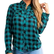 Blusa Xadrez Feminina 