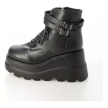 Botas Con Hebilla Tacón Alto Plataforma Botines Para Mujer