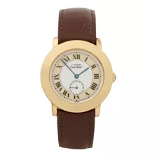 Correa Para Reloj Cartier Must Vermail Ternera 17mm Hebilla 