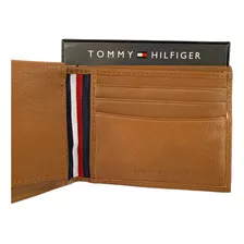 Billetera Tommy Hilfiger Original En Cuero Estuche De Lujo