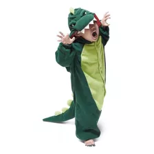 Pijama Kigurumi Do Dino / Fantasia Dinossauro Infantil Adult