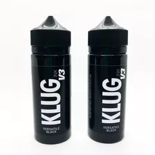 Tinta Pigmento Klug Para Tatuar Tattoo Negra 4 Onzas