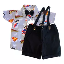 Roupa De Menino Social Do Super Man Infantil Super Homem