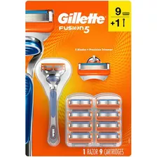 Aparelho De Barbear Gillette Fusion5 Com 9 Cartuchos