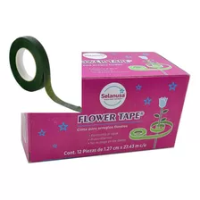 Cinta Adhesiva Floral Floratape 12 Mm X 27 Metros 12 Rollos