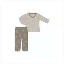 Molde Digital De Pijama Masculino De Inverno Adulto