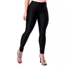 Calça Legging Feminina Cirrê 3d Tecido Grosso Brilhosa Disco