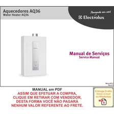 Manual Técnico Serviço Aquecedor Electrolux Aq36