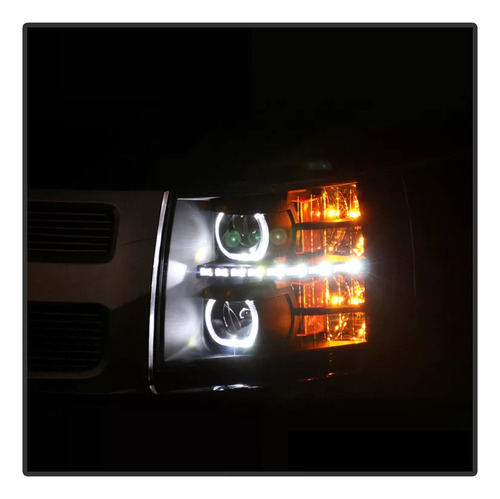 Par Faros Chevrolet Silverado 1500 2500hd 3500hd 2007 - 2013 Foto 8